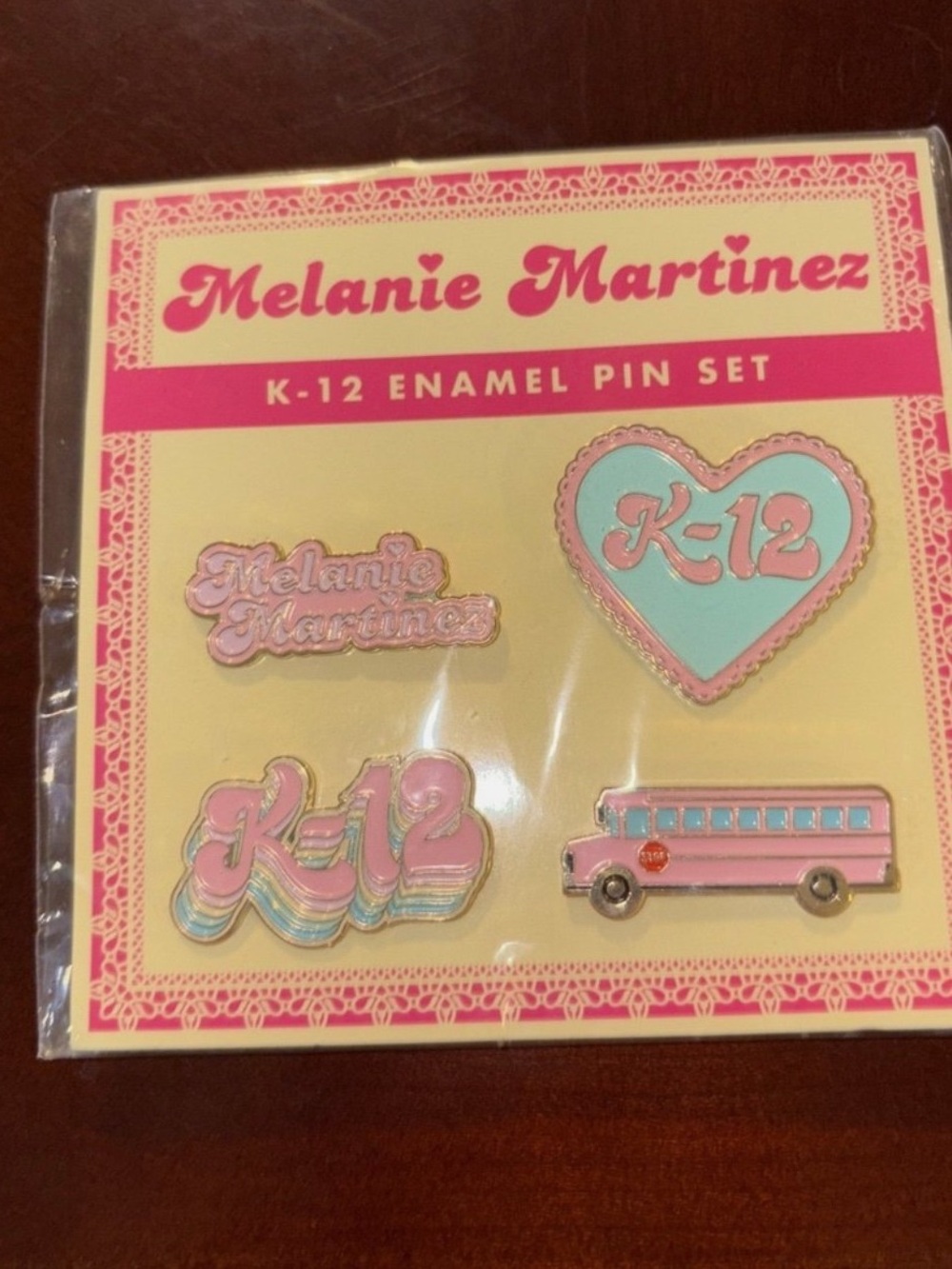 Melanie Martinez K-12 Enamel Pin Set - Pink / Teal